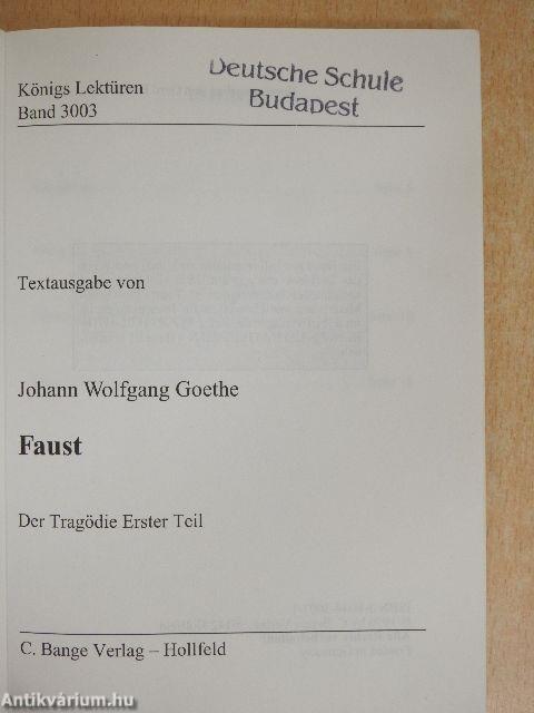 Faust I.