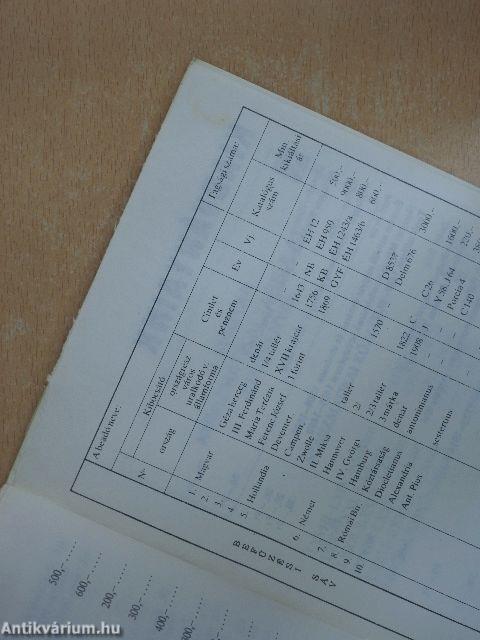 Magyar Éremgyűjtők Egyesülete Országos éremcsere közvetítés 1985/2