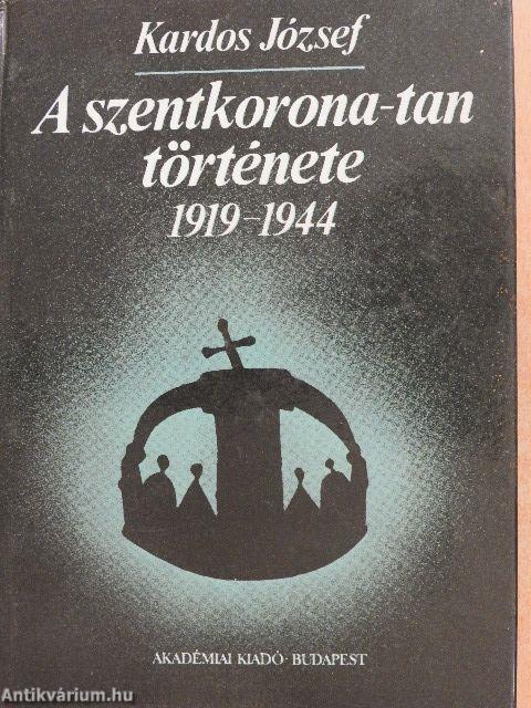 A szentkorona-tan története