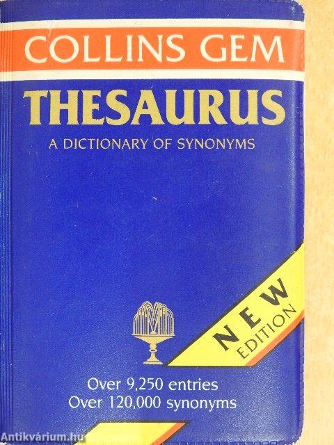 Collins Gem Thesaurus