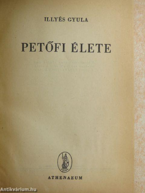 Petőfi élete
