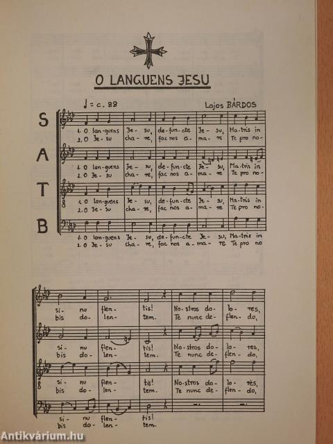 Bárdos Lajos Himnuszok (dedikált példány)