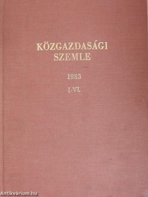 Közgazdasági Szemle 1983. január-december I-II.