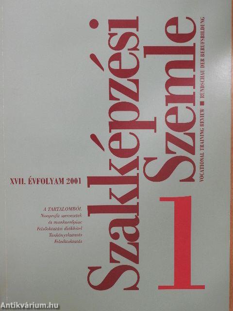 Szakképzési Szemle 2001/1.