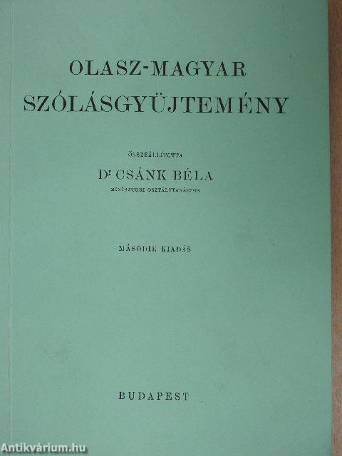 Olasz-magyar szólásgyűjtemény