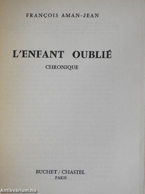 L'Enfant Oublié