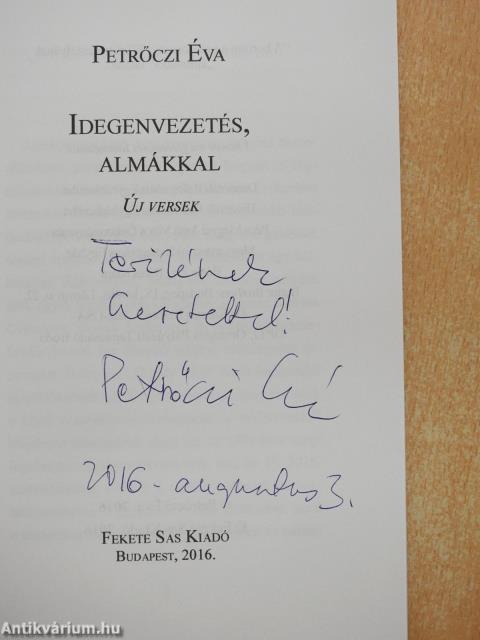 Idegenvezetés, almákkal (dedikált példány)