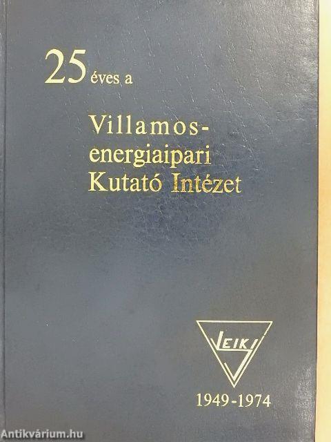 25 éves a Villamosenergiaipari Kutató Intézet