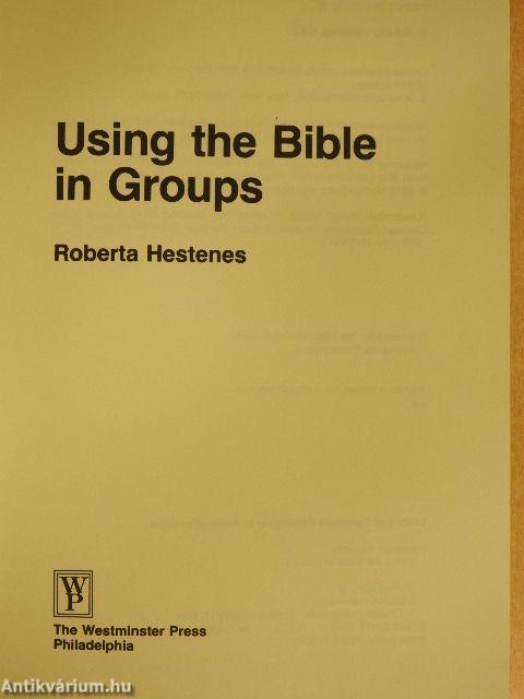 Using the Bible in Groups