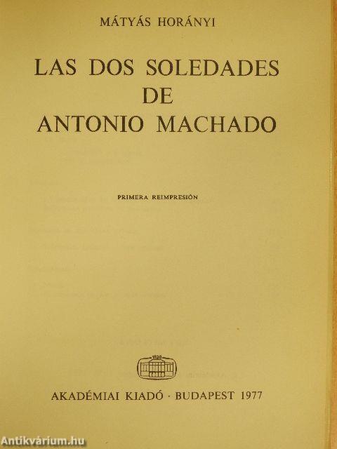 Las dos Soledades de Antonio Machado