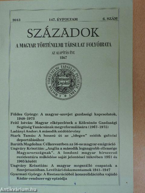 Századok 2013/6.