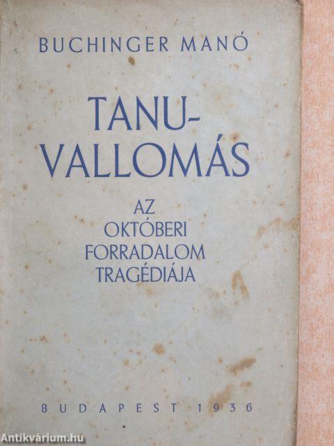 Tanuvallomás