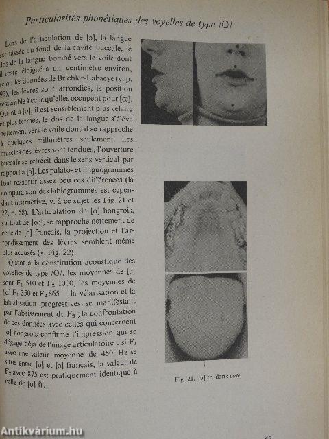 Phonétique et phonologie du francais contemporain