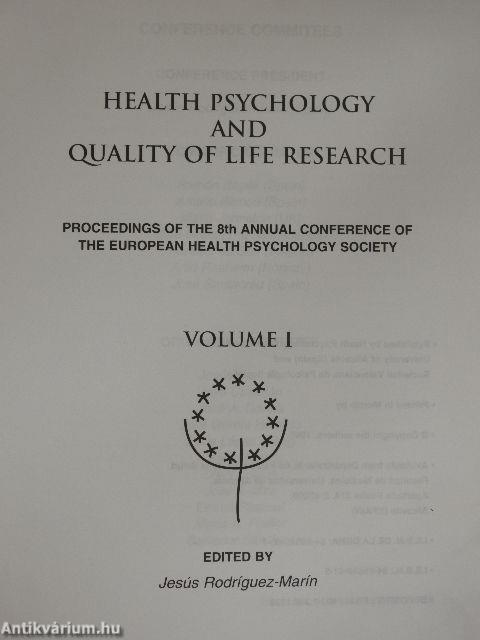 Health Psychology and Quality of Life Research I.