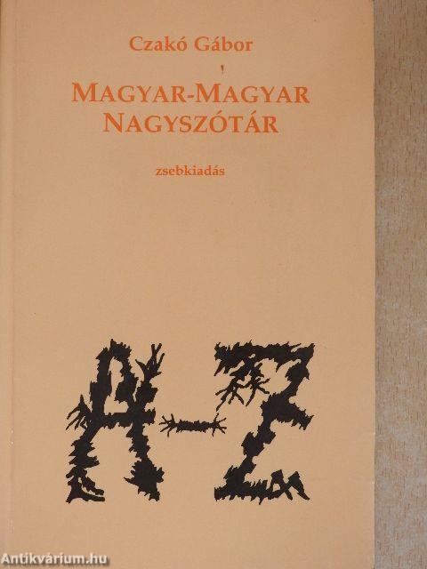 Magyar-Magyar nagyszótár