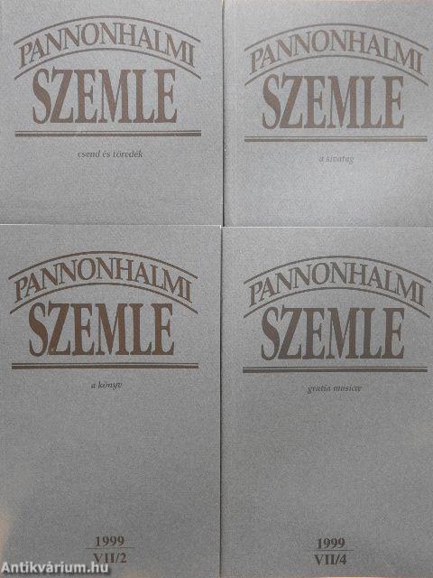 Pannonhalmi Szemle 1999/1-4.