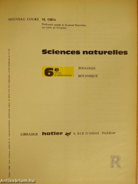 Sciences naturelles 6.