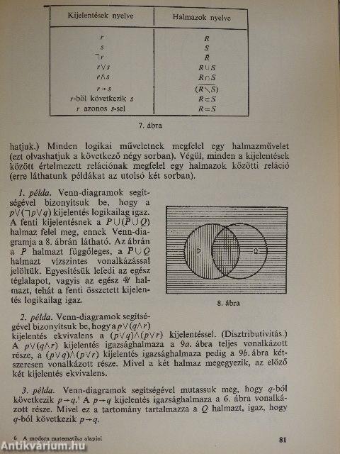 A modern matematika alapjai