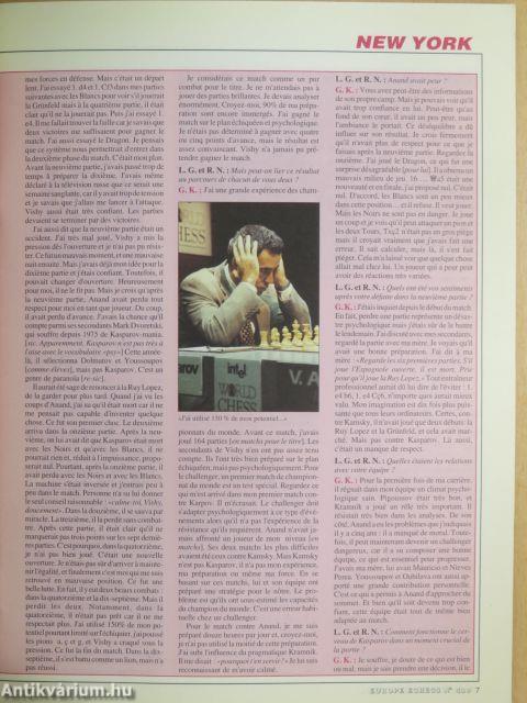 Europe Échecs Novembre 1995