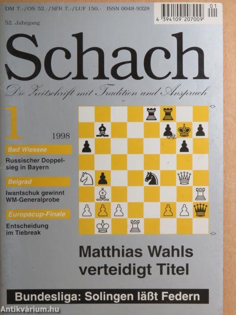 Schach 1998. (nem teljes évfolyam)