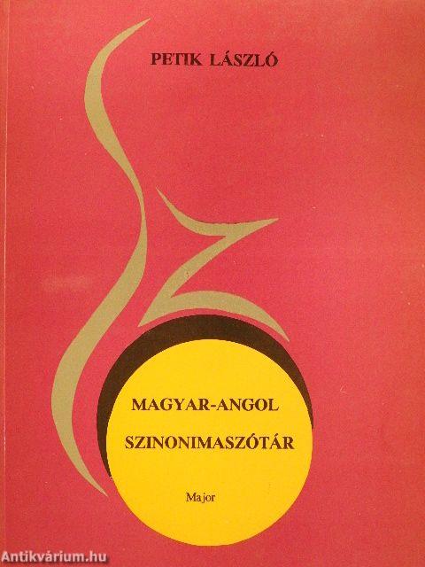 Magyar-angol szinonimaszótár