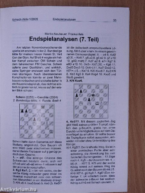 Schach-Aktiv 2005. (nem teljes évfolyam)