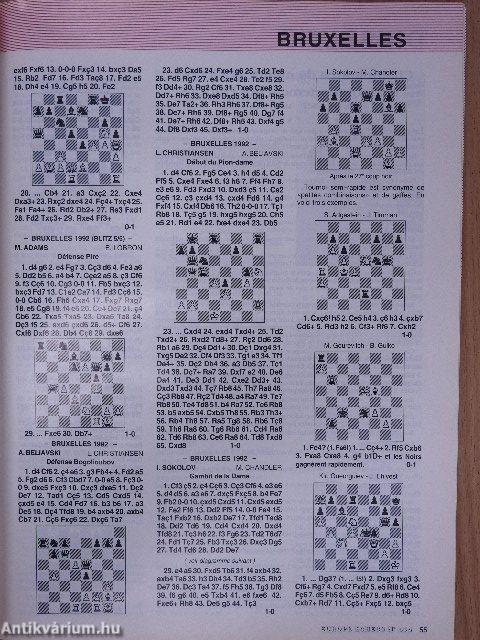 Europe Échecs Septembre 1992