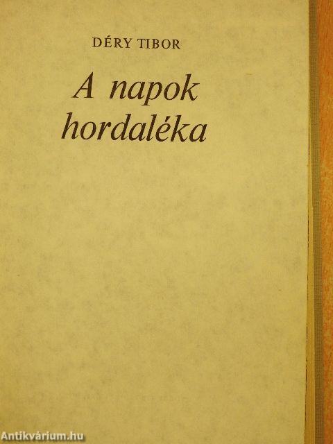 A napok hordaléka