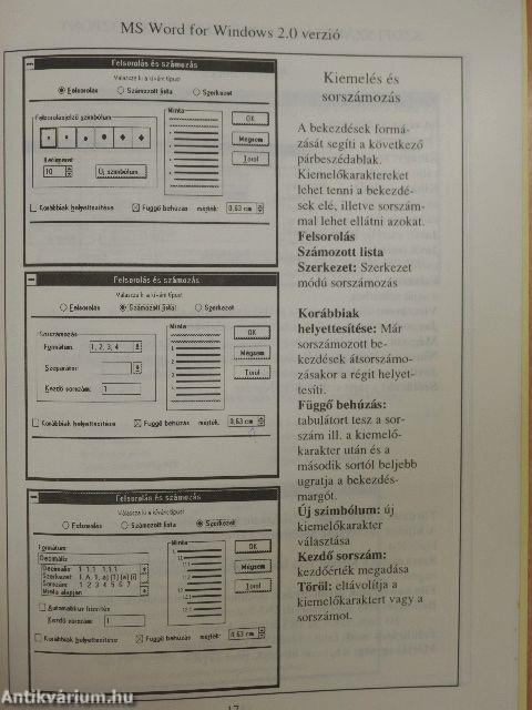 MS Word for Windows 2.0