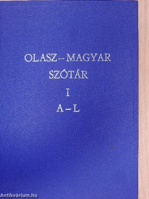 Olasz-magyar szótár I-II.