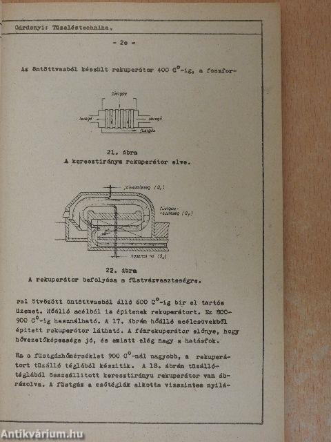 Tüzeléstechnika I-II.