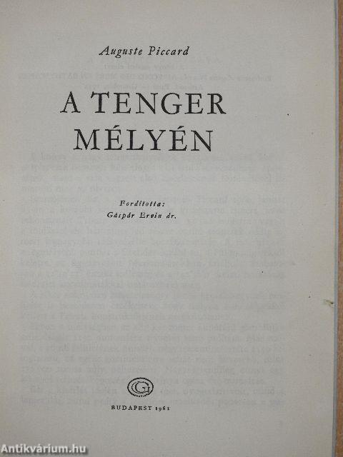 A tenger mélyén