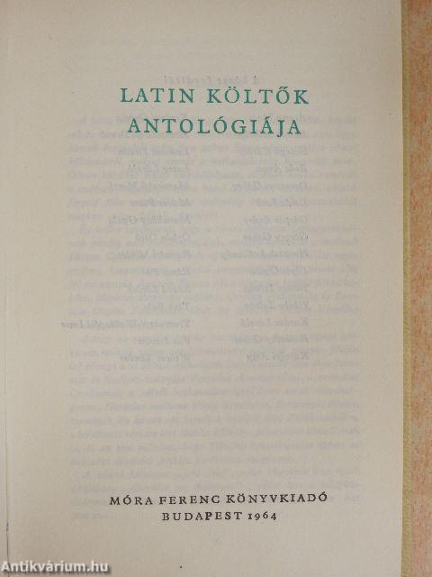 Latin költők antológiája