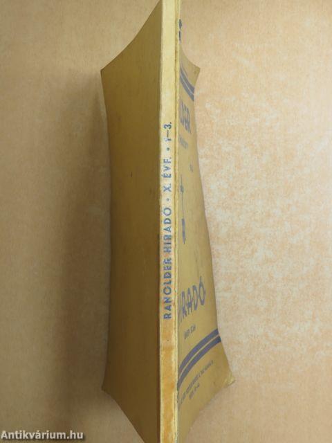 Ranolder Hiradó 1943. január-augusztus