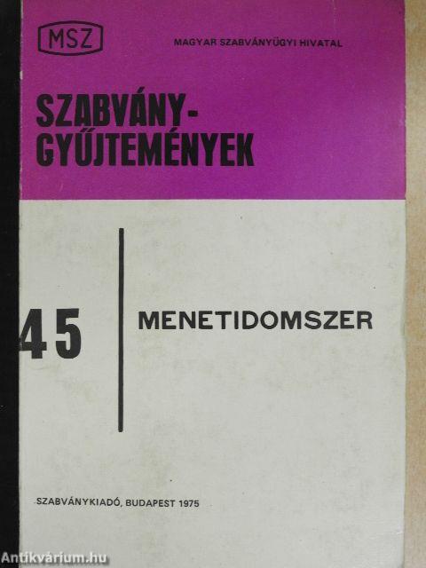 Menetidomszer