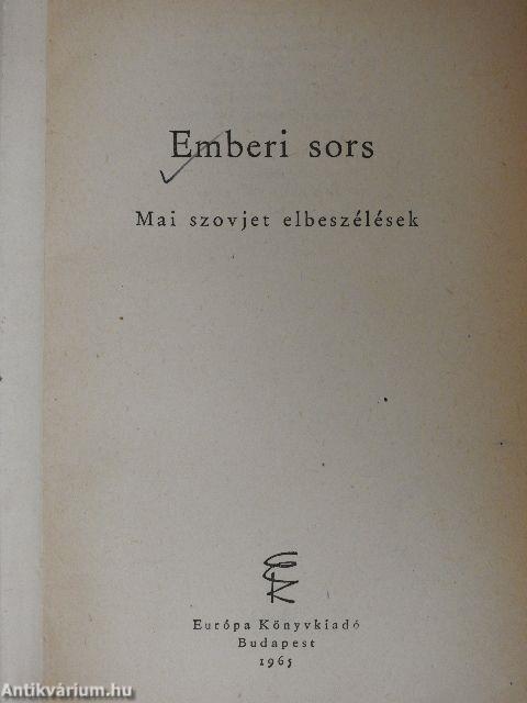 Emberi sors