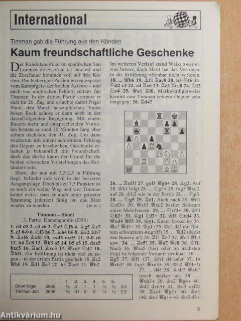 Die Schachwoche 1993. (nem teljes évfolyam)