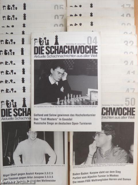 Die Schachwoche 1992. (nem teljes évfolyam)