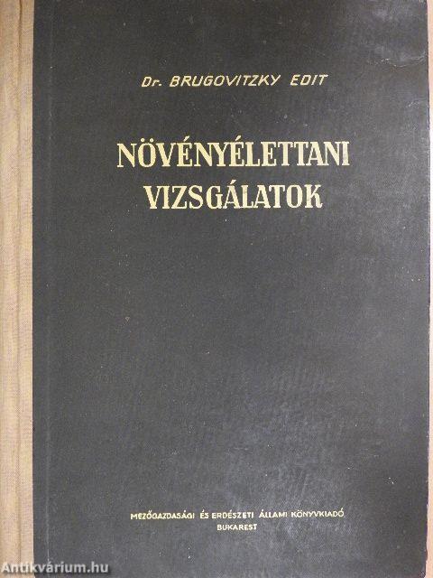 Növényélettani vizsgálatok II.