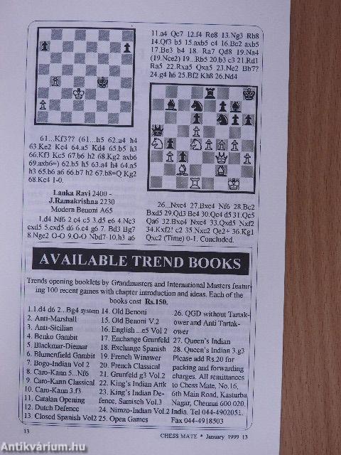 Chess Mate 1999. (nem teljes évfolyam)