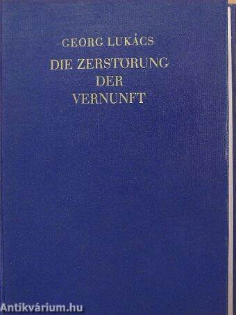 Die Zerstörung der vernunft