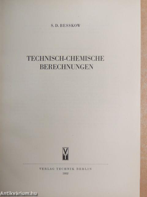 Technisch-Chemische Berechnungen