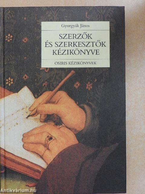 Szerzők és szerkesztők kézikönyve