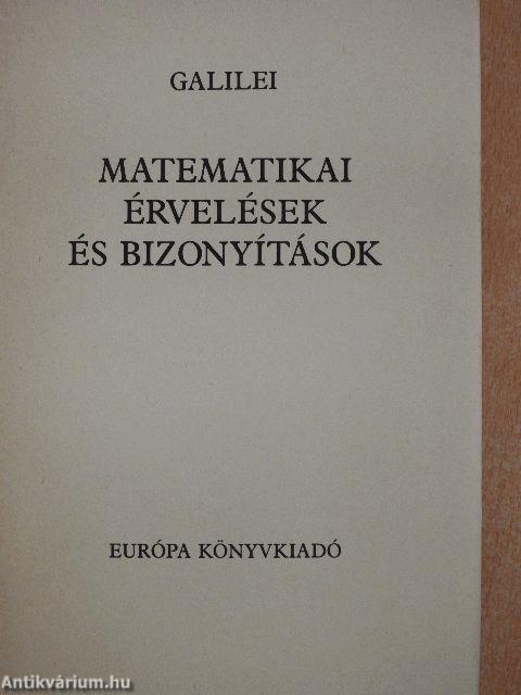 Matematikai érvelések és bizonyítások