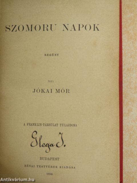 Szomoru napok