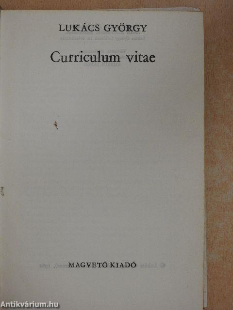 Curriculum vitae