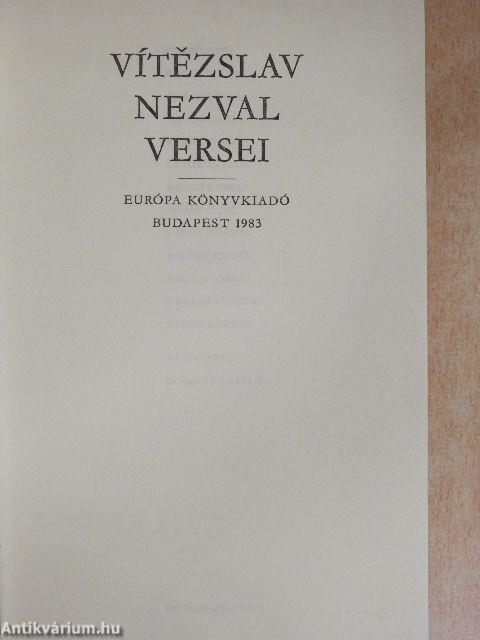 Vítézslav Nezval versei