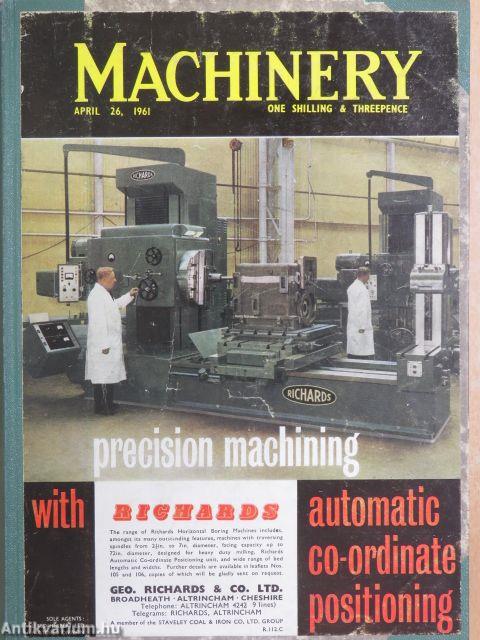 Machinery 1961 (nem teljes évfolyam) (5 db)