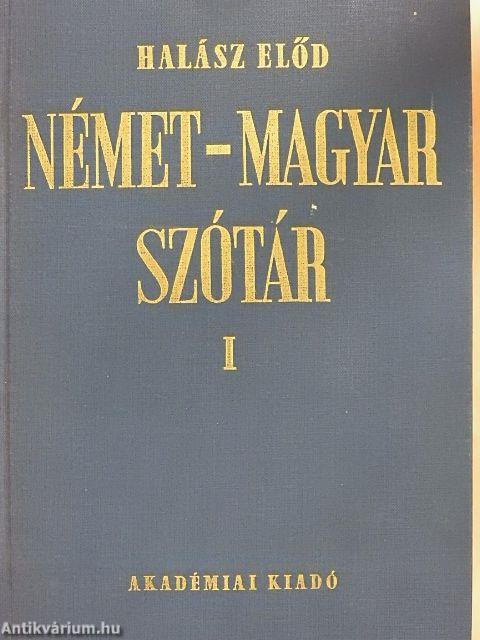 Német-magyar szótár I-II.