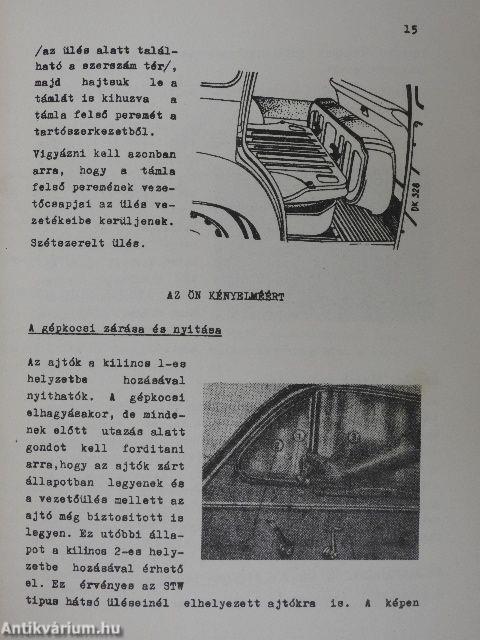 Skoda 1202 gépkocsi kezelési útmutatója